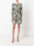printed shift dress 