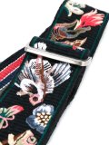'Rockstud Fantastic Animals'刺绣吉他背带