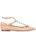 'Rockstud'平底鞋
