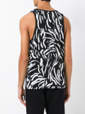 lion logo print tank top