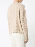 cable knit cropped jumper
