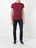 allover print polo shirt