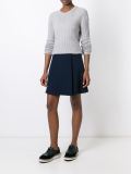 diagonal cable sweater