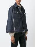 denim cape jacket