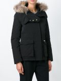 short military hooded jacket