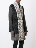 'Snake Print Patterned' cardi-coat