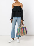 Maxi straw tote