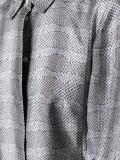 snakeskin graphic shift dress