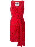 polka-dot shift dress