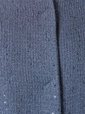 glitter effect collarless coat