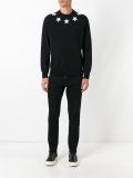 star appliqué sweatshirt