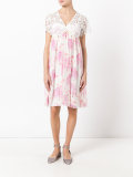 flamingos print dress 