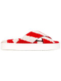 wrap front sandals