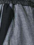 drawstring chambray trousers