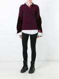 velvet insert jumper