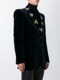 embroidered lapels blazer 