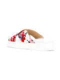 floral slider sandals 