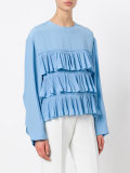 ruffle blouse