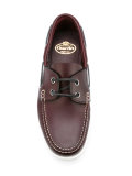 contrast boat shoes