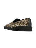 glitter embellished loafers
