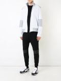 arm logo zipped sweatshirt