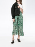 Capella Mesh floral print skirt 