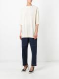 drawstring collar blouse