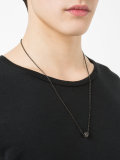 pave ball necklace