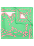 abstract print scarf