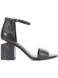 rose print sandals