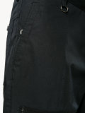 patch straight-leg trousers 