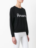 'Parisienne' print sweatshirt