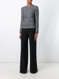 tweed longsleeved blouse