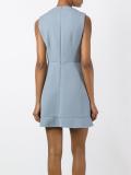 bow detail flared dress