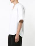 V-neck pocket shirt 