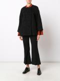 oversize paisley pattern jacket