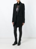shawl lapel coat