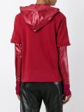layered effect hoodie
