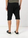 drawstring track shorts