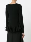 ruffle hem jumper 