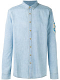 stone encrusted casual shirt