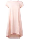 cupro insert tunic T-shirt