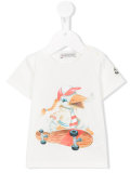skating duck print T-shirt