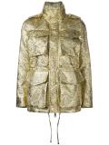 textured military jacket