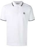embroidered logo polo shirt