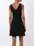 flower embellished panel dress