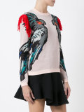 macaw pattern jumper