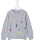skate board embellished sweatshirt