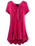 ruffled dress