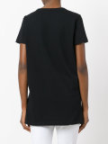 oversized print T-shirt 